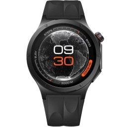 Ceas Smartwatch OnePlus Watch 4, 46mm, GPS, NFC, Bluetooth, Wi-Fi, Midnight Titanium
