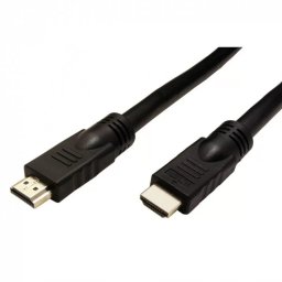 Cablu ROLINE HDMI UHD 4K Activ Cu Repeater T-T 15m Negru