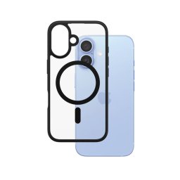 Husa PanzerGlass Apple iPhone 16 Frame Transparenta Negru