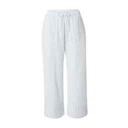 Lindex Pantaloni de pijama albastru deschis / alb