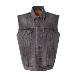 LEVI'S ® Vestă 'Relaxed Trucker Vest' negru amestecat
