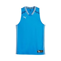 PUMA Tricou funcțional 'Team Game' albastru / negru / alb
