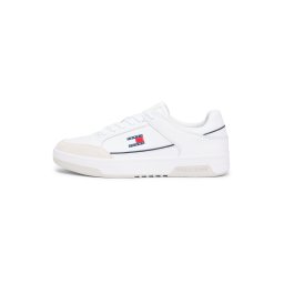 Tommy Jeans Sneaker low albastru închis / roșu intens / alb / alb murdar