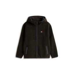 Tommy Jeans Jachetă fleece negru