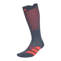 ADIDAS PERFORMANCE Șosete sport 'Adizero' gri închis / roșu orange / alb