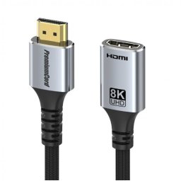 Cablu prelungitor HDMI 8K60Hz/4K120Hz T-M 3m brodat, kphdmfa3