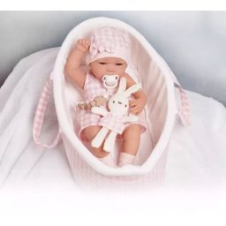 Păpușă în coșulet - 38 cm