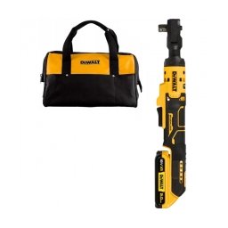 DeWalt - DCF512D1 - Cheie cu clichet cu 1 acumulator, Li-Ion, 18 V, 2 Ah, 95 Nm, geanta textila