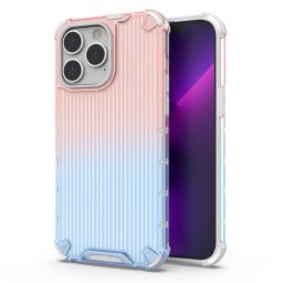 Husa Ombre Protect Case for iPhone 13 Pro Max pink and blue armored case