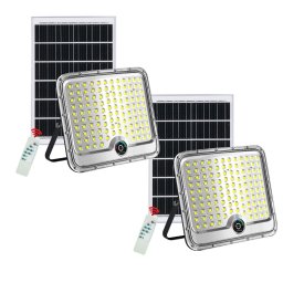 Proiectoare Solare LED 600W 800W Innova Smart Home Hall, IP67, Panouri Solare 45x35 cm si Telecomenzi