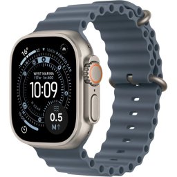 APPLE Watch Ultra 3 GPS + Cellular 49mm natural titan toc albastru oțel ocean curea