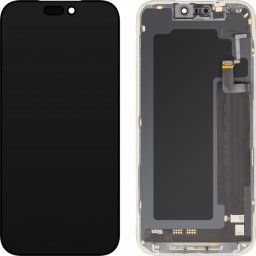 Display cu Touchscreen si Senzor Proximitate MP compatibil cu Apple iPhone 17 Pro Max, cu Rama, Versiune Soft OLED FHD Diagnostic, Negru
