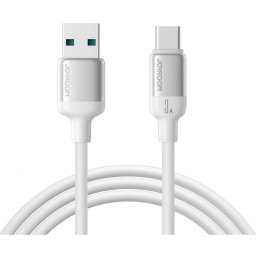 Cablu Date si Incarcare USB-A - USB-C Joyroom S-A62 Lively, 18W, 1.2m, Alb