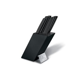 Victorinox - Set de 7 cuțite de bucătărie în suport SWISS MODERN, fag/negru