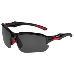 Ochelari sport polarizati Rebel Active cu filtru UV400, negru-rosu