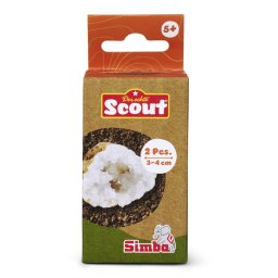 Set geologie Simba cu 2 geode de cristal naturale pentru copii