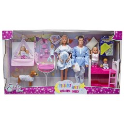 Steffi Love set petrecere in pijamale cu familie si accesorii