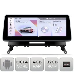 Navigatie Android BMW X3 X4 F25 F26 CIC 10.25 inch 4GB RAM 32GB 4G BT