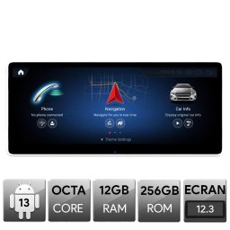 Navigatie Android Mercedes E Coupe W207 2015-2018 NTG5, 12.3 QLED, 12GB+256GB