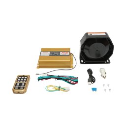 Sirena wireless auto 12V 200W cu difuzor si microfon Breckner Germany