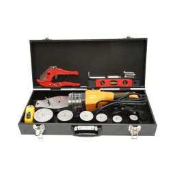 Trusa pentru sudat tevi PPR 800W cu afisaj digital, 6 bacuri si accesorii