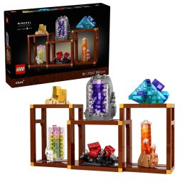 LEGO Ideas Colectia Minerala, set decorativ pentru adulti, 880 piese