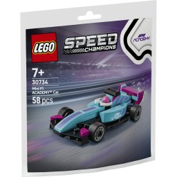 LEGO Speed Champions Minimasina F1 Academy, 58 piese, 7+ ani