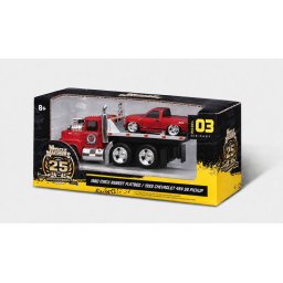 Set Maisto Muscle Transports Mack R685ST si Chevrolet 454 SS 1:64