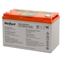 ACUMULATOR GEL DEEP CYCLE AFISAJ 12V 100AH REBEL BAT0410