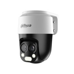 Camera analog PT HDCVI Dahua, 2MP, Smart Dual Light, IR si lumina calda 50m, lentila dubla 2.8mm si 6mm, zoom 6x, microfon, IP66, HAC-PT1200B-IL-A-E2Z