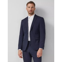 s.Oliver BLACK LABEL Sacou elegant barbati, Slim fit, Bleumarin inchis (SELECTATI MARIMEA: 54)