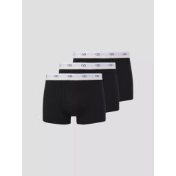 Q/S by s.Oliver Underwear barbati Set 3 perechi de boxeri, Negru (SELECTATI MARIMEA: XL)