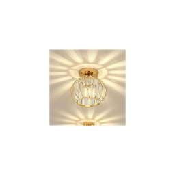 Plafonieră BELLA 1xE27/40W/230V, Ø 20 cm, culoare aurie