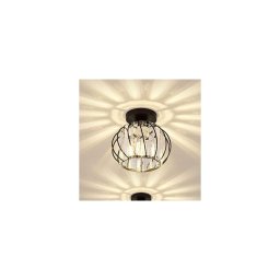 Plafonieră de tavan BELLA 1xE27/40W/230V, Ø 20 cm, neagră