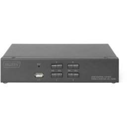 KVM Digitus Desktop HDMI KVM Switch 4-Port, KVM Switch black