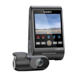 Camera Auto Duala VIOFO A229 PRO 2CH 4K + 2K Wi-Fi GPS Integrat Negru