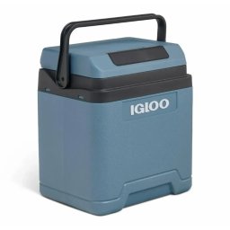 Cutie Termoelectrica Igloo IE27 Capacitate 26L cu Alimentare la 12V/220V Albastru