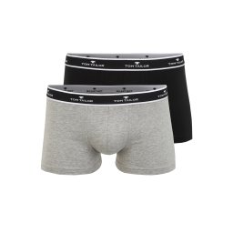 TOM TAILOR Boxeri gri amestecat / negru