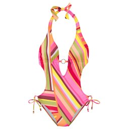 Bruno Banani Costum de baie întreg galben / verde / portocaliu / roz