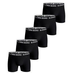BJÖRN BORG Boxeri negru / alb