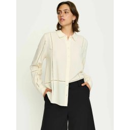 Soft Rebels Bluză 'Edwina ' alb coajă de ou
