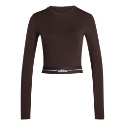 ADIDAS PERFORMANCE Tricou funcțional 'Hyperglam' maro / alb