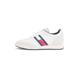 Tommy Jeans Sneaker low 'CLEATED' bleumarin / albastru pastel / gri / roșu