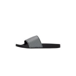 ARMANI EXCHANGE Saboți 'MYKONOS' negru / alb