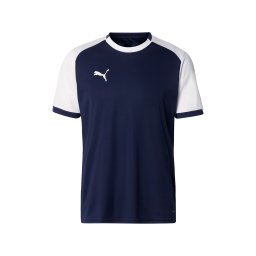 PUMA Tricou funcțional 'TeamLIGA26 Matchday' bleumarin / alb