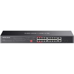 Switch Mercusys MS120GP, 20 porturi (16 PoE+)