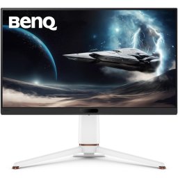 Monitor LED Gaming BENQ Mobiuz EX271U, 27” UHD, 165Hz, 1ms, Alb/Negru