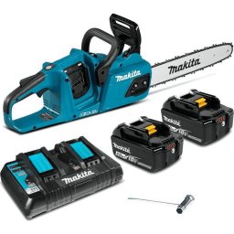 Drujba cu lant pe acumulator DUC355PT2 albastru/negru