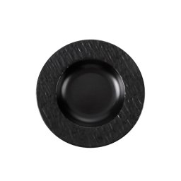 Vesela pentru masa si tacamuri Set farfurii adanci 6 piese ZASS ZG-DS 02 Negru