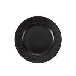 Vesela pentru masa si tacamuri Set farfurii plate mici desert 6 piese ZASS ZG-DS 03 Negru